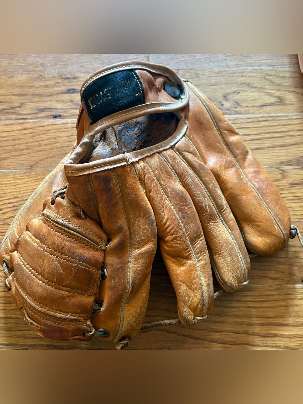 Vintage 1950s Nokona Leather Baseball Glove Fielders Mitt Don Mossi Model Lefty